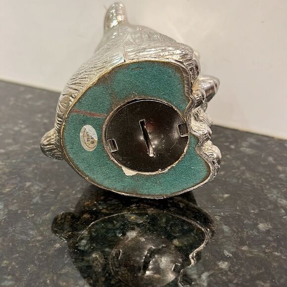 Godinger Silver Art Co. 1970’s Silver Plated Bear & Baby Bear Piggy Coin… - Picture 5 of 5